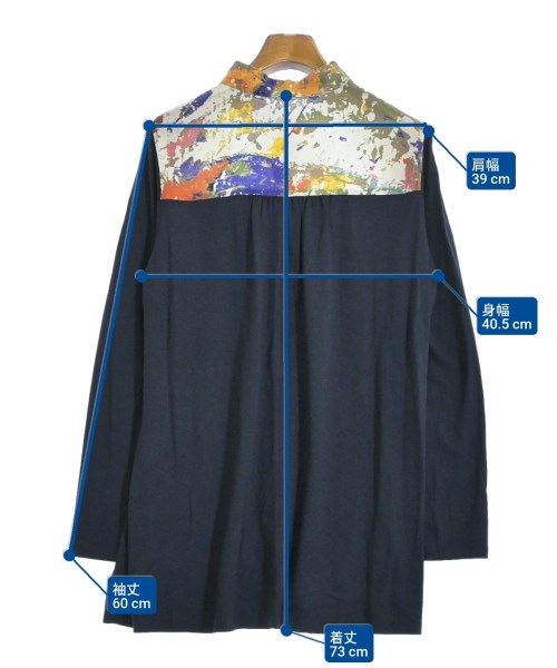 HIROKO BIS（ヒロコビズ）カジュアルシャツ 紺 サイズ:9(M位) レディース/2200619816032