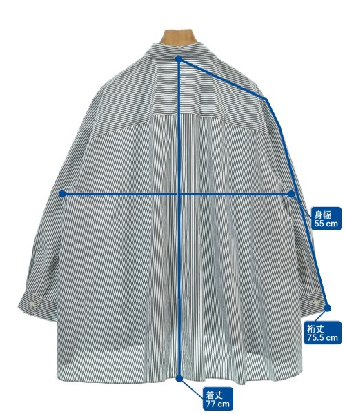 HIROKO BIS（ヒロコビズ）カジュアルシャツ 白 サイズ:9(M位) レディース/2200619816094