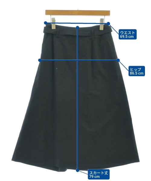 HIROKO BIS（ヒロコビズ）ロング・マキシ丈スカート 黒 サイズ:9(M位) レディース/2200619816230