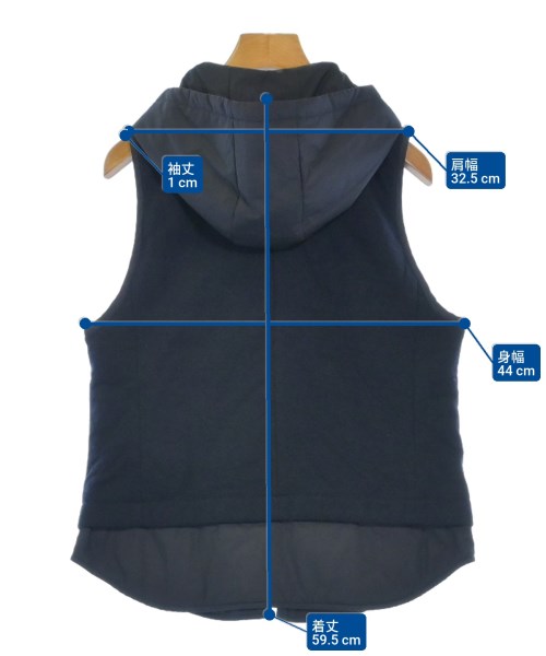 HIROKO BIS（ヒロコビズ）ダウンジャケット/ダウンベスト 紺 サイズ:9(M位) レディース/2200621319019