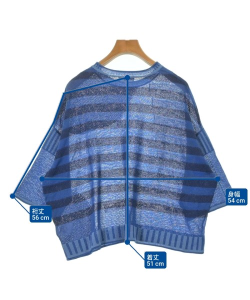 HIROKO BIS（ヒロコビズ）ニット・セーター 青 サイズ:9(M位) レディース/2200621319071