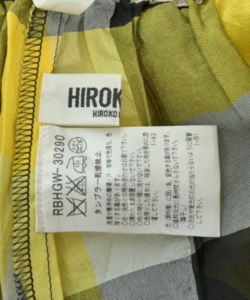 HIROKO BIS（ヒロコビズ）ロング・マキシ丈スカート 黄 サイズ:9(M位) レディース/2200623727102