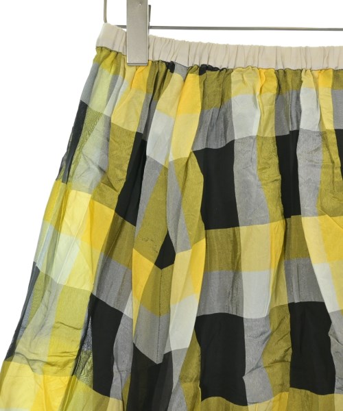 HIROKO BIS（ヒロコビズ）ロング・マキシ丈スカート 黄 サイズ:9(M位) レディース/2200623727102