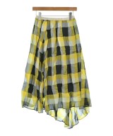 HIROKO BIS（ヒロコビズ）ロング・マキシ丈スカート 黄 サイズ:9(M位) レディース/2200623727102