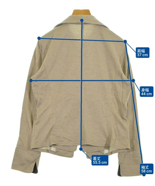 HIROKO BIS（ヒロコビズ）テーラードジャケット ベージュ サイズ:11(L位) レディース/2200623727171