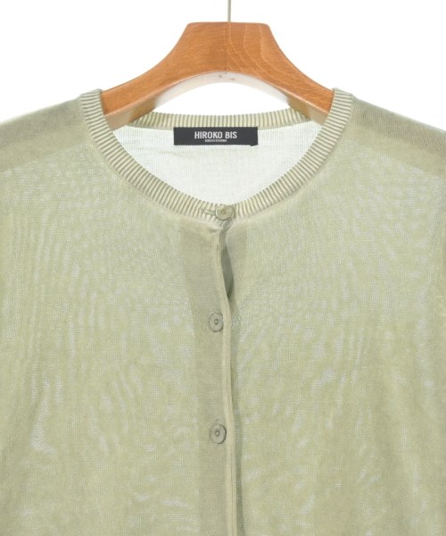 HIROKO BIS（ヒロコビズ）カーディガン カーキ サイズ:11(L位) レディース/2200623727416
