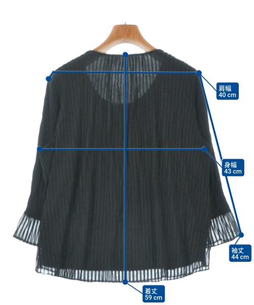 HIROKO BIS（ヒロコビズ）Tシャツ・カットソー 黒 サイズ:11(L位) レディース/2200623727461