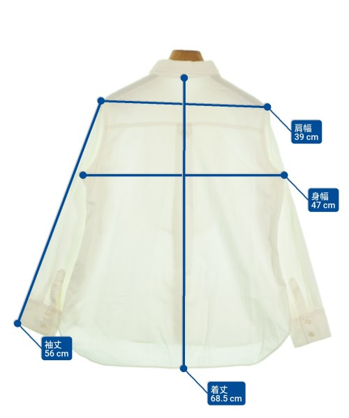 HIROKO BIS（ヒロコビズ）カジュアルシャツ 白 サイズ:11(L位) レディース/2200623727553