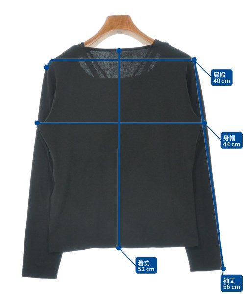 HIROKO BIS（ヒロコビズ）Tシャツ・カットソー 黒 サイズ:11(L位) レディース/2200623727645