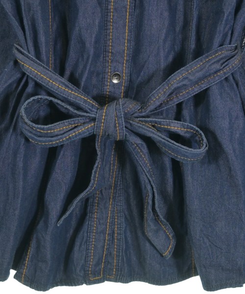 HIROKO BIS（ヒロコビズ）カジュアルシャツ 紺 サイズ:9(M位) レディース/2200625165155