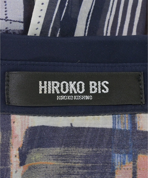 HIROKO BIS（ヒロコビズ）ブラウス 紺 サイズ:11(L位) レディース/2200610192081