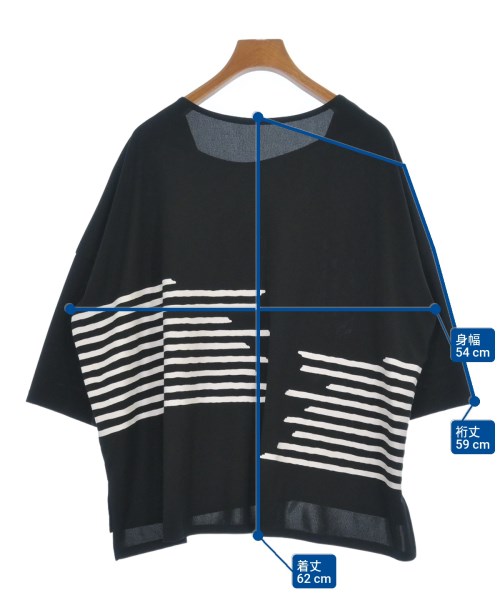 HIROKO BIS（ヒロコビズ）Tシャツ・カットソー 黒 サイズ:9(M位) レディース/2200614079159