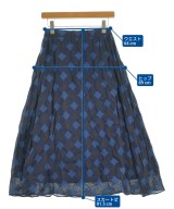 HIROKO BIS（ヒロコビズ）ロング・マキシ丈スカート 紺 サイズ:9(M位) レディース/2200611778086