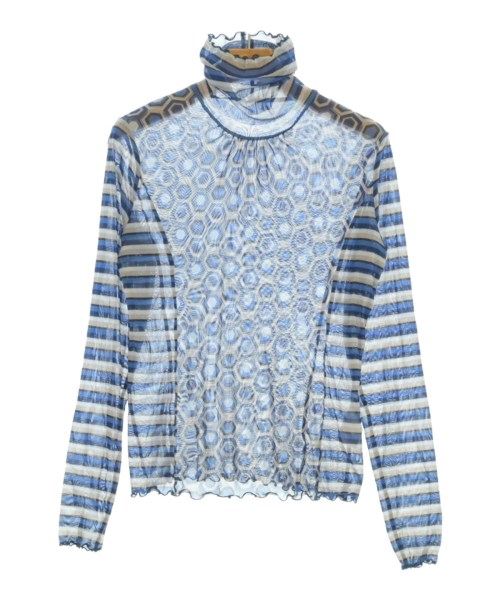 HIROKO BIS(ヒロコビス)ブラウス 青 サイズ:11(L位)/2200675083041