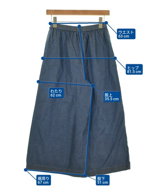 HIROKO BIS（ヒロコビス）クロップドパンツ 紺 サイズ:9(M位) レディース/2200674922044