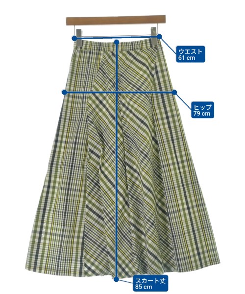 HIROKO BIS（ヒロコビス）ロング・マキシ丈スカート 白 サイズ:9(M位) レディース/2200674922129