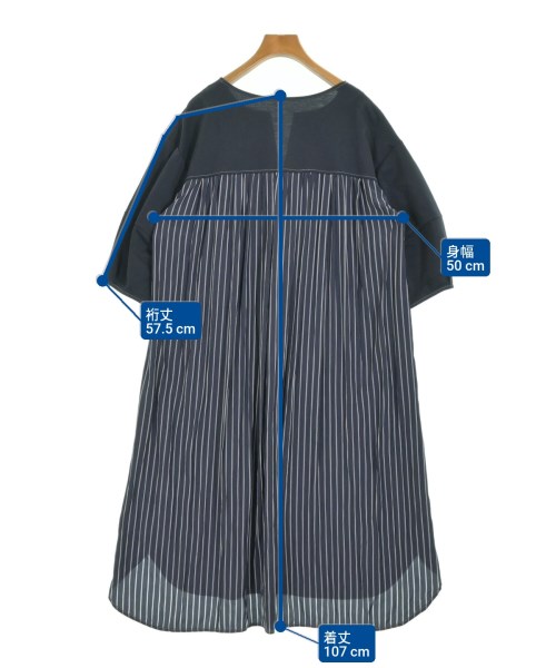 HIROKO BIS（ヒロコビス）ワンピース 紺 サイズ:9(M位) レディース/2200674922167