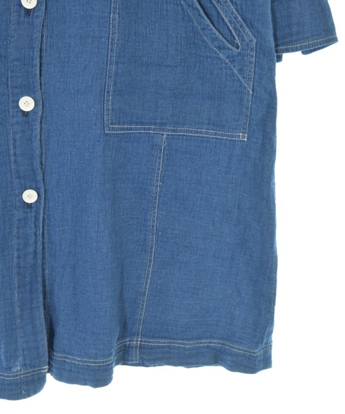 HIROKO BIS（ヒロコビス）シャツワンピース 青 サイズ:11(L位) レディース/2200676141092