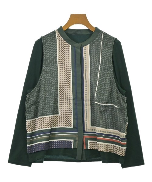 HIROKO BIS(ヒロコビス)カジュアルシャツ 緑 サイズ:13(L位)/2200676968095