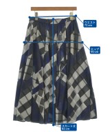 HIROKO BIS（ヒロコビス）ロング・マキシ丈スカート グレー サイズ:13(L位) レディース/2200676968170