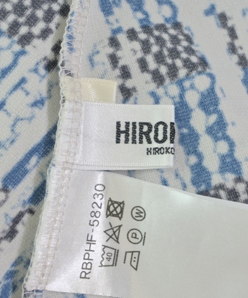 HIROKO BIS（ヒロコビス）ワンピース 白 サイズ:9(M位) レディース/2200689944031