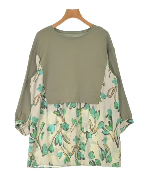 HIROKO BIS(ヒロコビズ)Tシャツ・カットソー カーキ サイズ:9(M位)/2200657645137