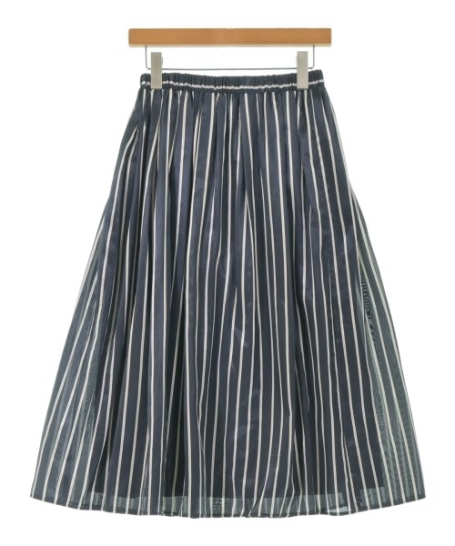 HIROKO BIS(ヒロコビズ)ロング・マキシ丈スカート 紺 サイズ:9(M位)/2200657645274