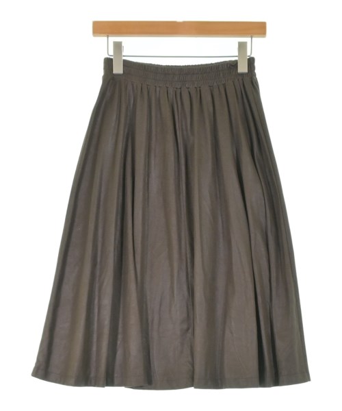HIROKO BIS（ヒロコビズ）ロング・マキシ丈スカート 茶 サイズ:9(M位) レディース/2200657645298