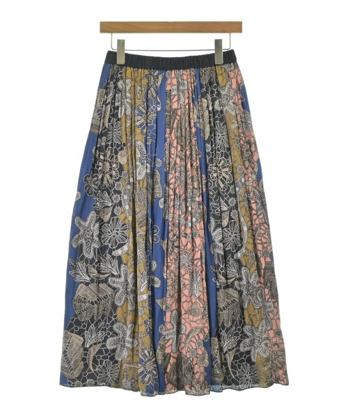 HIROKO BIS(ヒロコビズ)ロング・マキシ丈スカート 青 サイズ:9(M位)/2200657645304