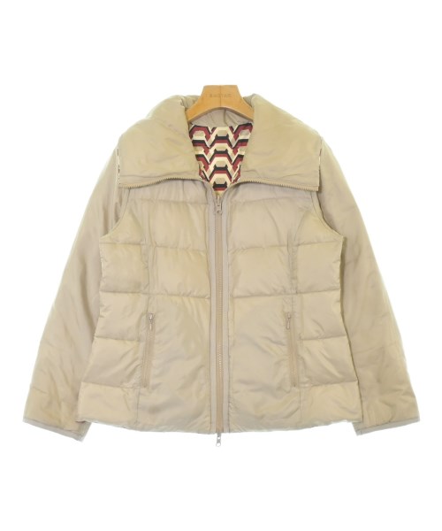 HIROKO BIS(ヒロコビズ)ダウンジャケット/ダウンベスト ベージュ サイズ:9(M位)/2200639736037