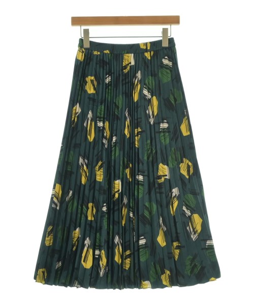 HIROKO BIS（ヒロコビズ）ロング・マキシ丈スカート 緑 サイズ:9(M位) レディース/2200647189047