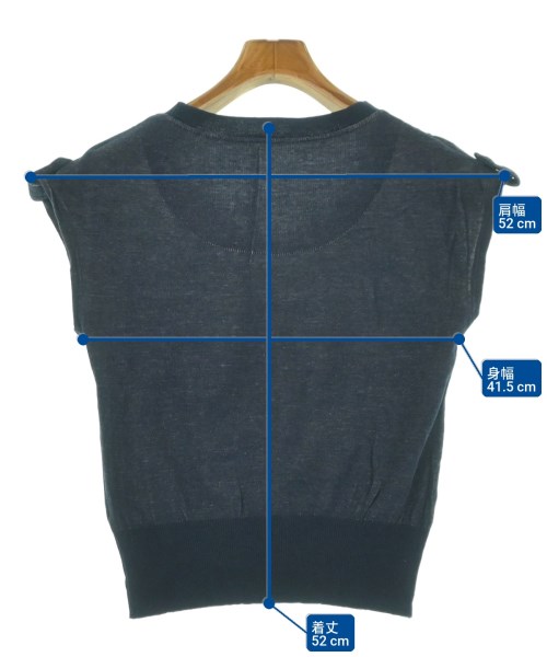 HIROKO BIS（ヒロコビズ）Tシャツ・カットソー 紺 サイズ:11(L位) レディース/2200649863105