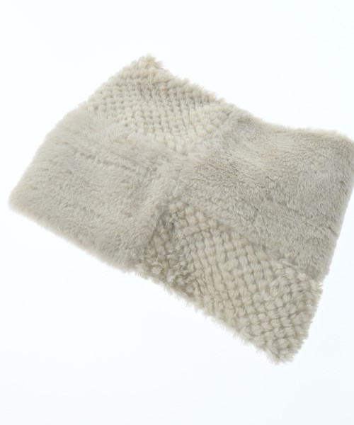 HIROKO BIS（ヒロコビズ）マフラー 白 サイズ:9 レディース/2200649863211