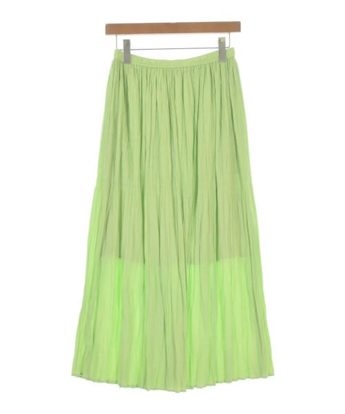 HIROKO BIS(ヒロコビス)ロング・マキシ丈スカート 緑 サイズ:38(S位)/2200694727612