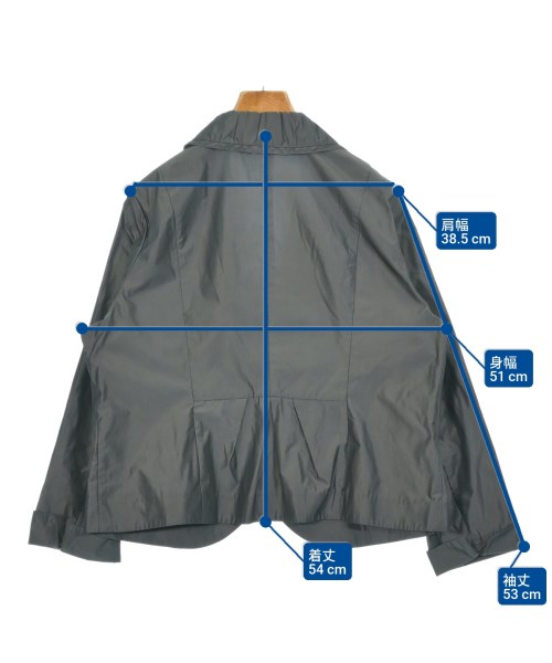 HIROKO BIS（ヒロコビズ）カジュアルジャケット グレー サイズ:13(XL位) レディース/2200663879021