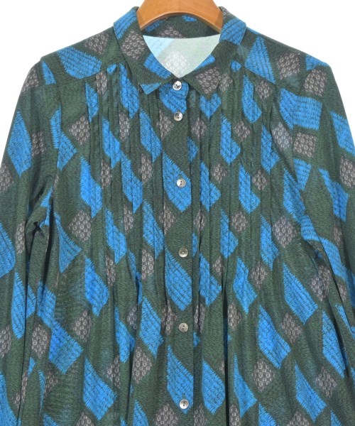 HIROKO BIS（ヒロコビズ）カジュアルシャツ 緑 サイズ:9(M位) レディース/2200663654031