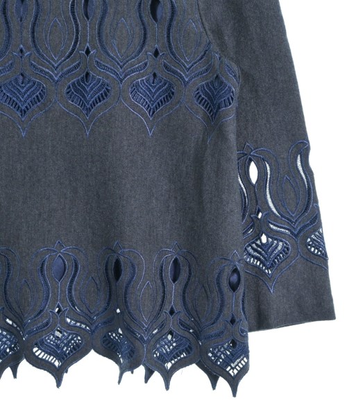 HIROKO BIS（ヒロコビズ）ブラウス グレー サイズ:9(M位) レディース/2200663654147