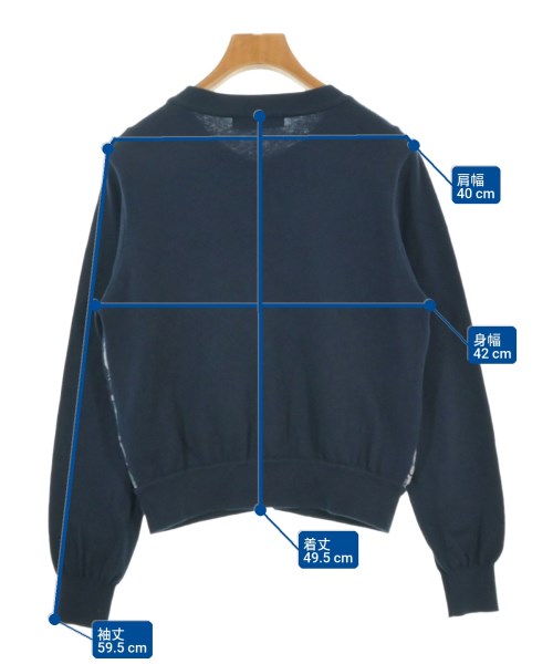 HIROKO BIS（ヒロコビズ）カーディガン 紺 サイズ:9(M位) レディース/2200663654154