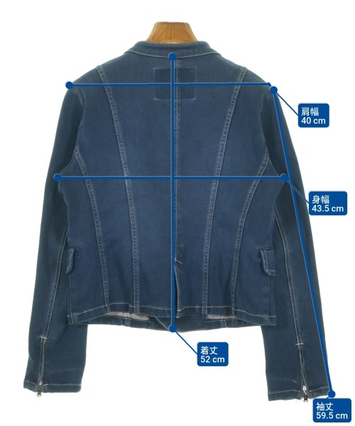 HIROKO BIS（ヒロコビズ）デニムジャケット 青 サイズ:9(M位) レディース/2200663654161