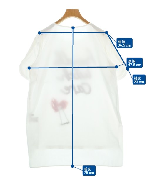 HIROKO BIS（ヒロコビズ）Tシャツ・カットソー 白 サイズ:9(M位) レディース/2200663654192