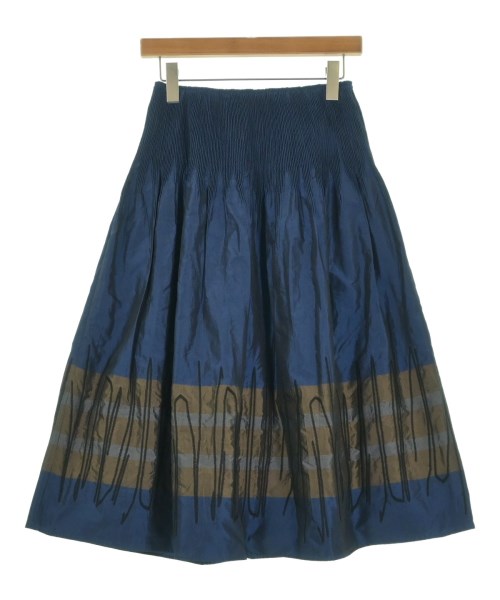 HIROKO BIS（ヒロコビズ）ロング・マキシ丈スカート 紺 サイズ:9(M位) レディース/2200663654239