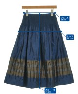 HIROKO BIS（ヒロコビズ）ロング・マキシ丈スカート 紺 サイズ:9(M位) レディース/2200663654239