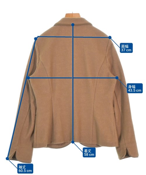 HIROKO BIS（ヒロコビズ）テーラードジャケット 茶 サイズ:9(M位) レディース/2200667275027