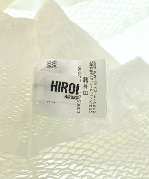 HIROKO BIS（ヒロコビス）カジュアルシャツ 白 サイズ:9(M位) レディース/2200682859035