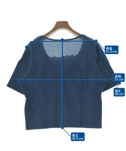 HIROKO BIS（ヒロコビス）Tシャツ・カットソー 紺 サイズ:15AB(XL位) レディース/2200689848087