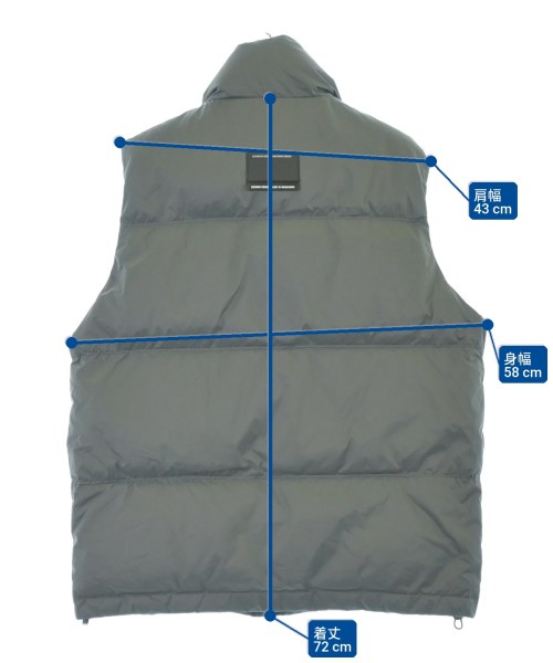 -（ソノタ）ダウンジャケット/ダウンベスト グレー サイズ:46(M位) メンズ/2200621962109