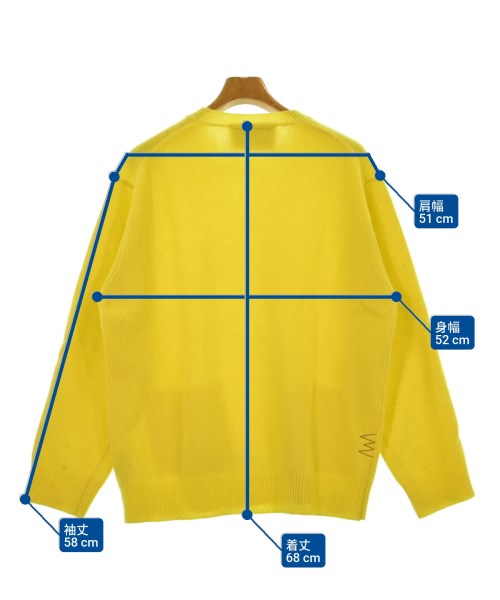 -（ソノタ）ニット・セーター 黄 サイズ:L メンズ/2200628057112