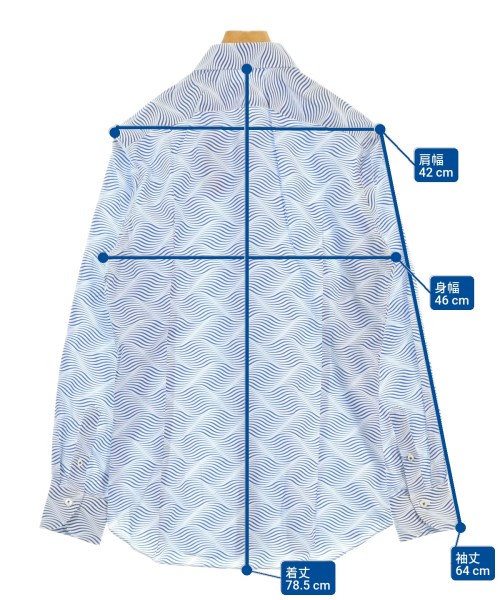 -（ソノタ）カジュアルシャツ 青 サイズ:M メンズ/2200633859077