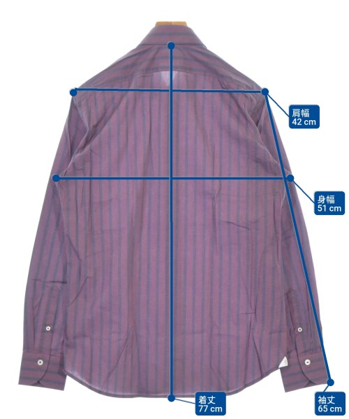 -（ソノタ）カジュアルシャツ 紫 サイズ:M メンズ/2200633861315