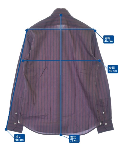 -（ソノタ）カジュアルシャツ 紫 サイズ:L メンズ/2200633861322